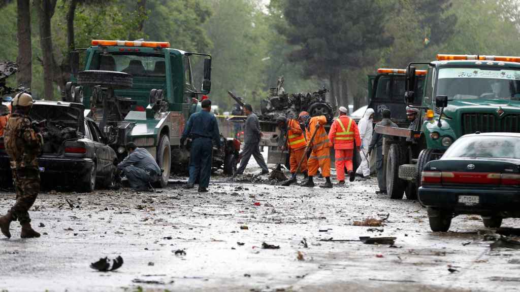 Imagen de un atentado en Kabul por parte del Estado Islámico.