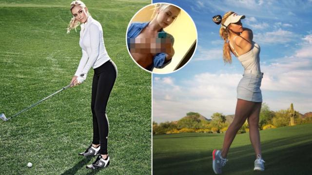 La golfista estadounidense Paige Spiranac.