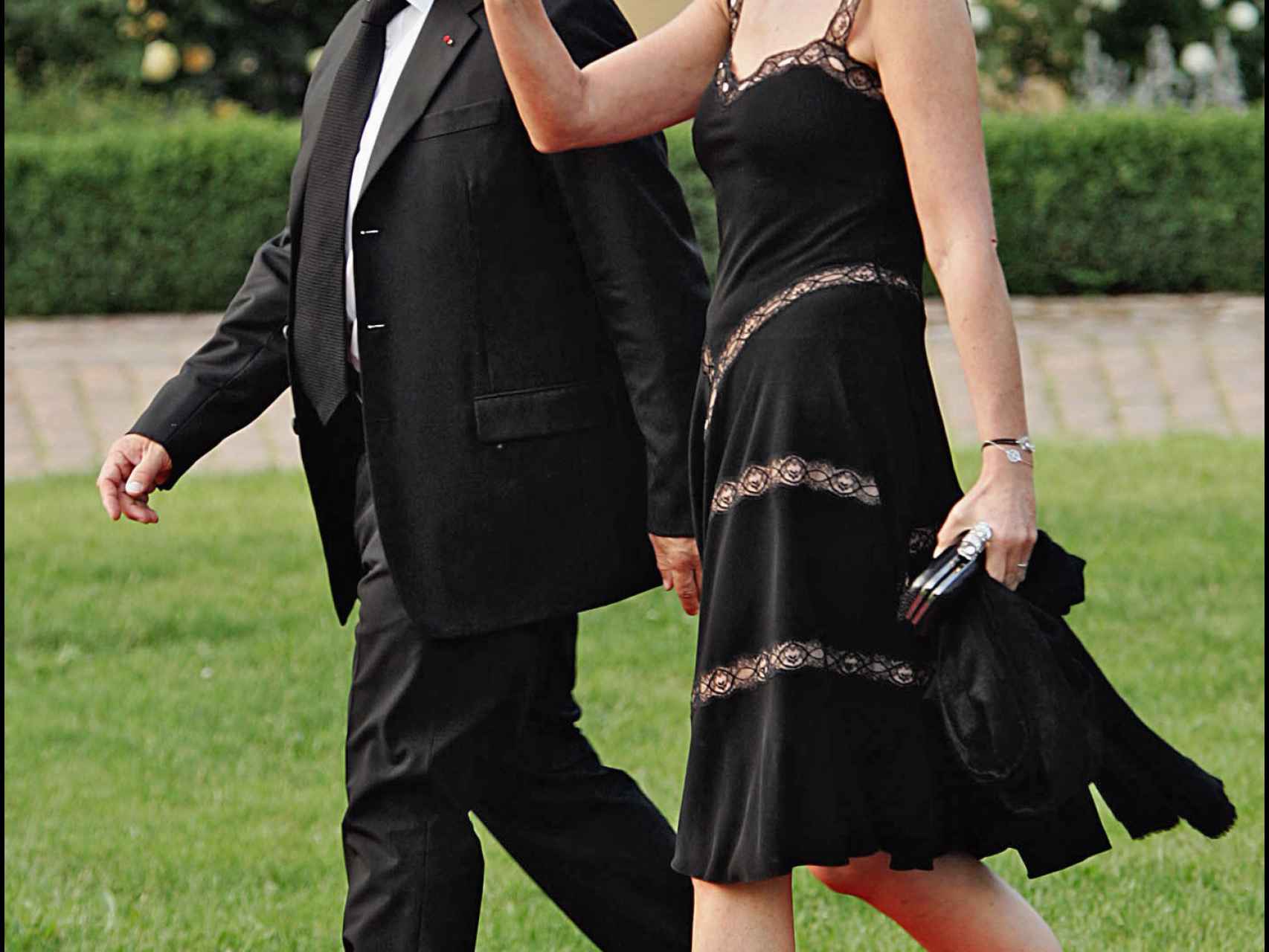Sarkozy y su mujer Cecilia.
