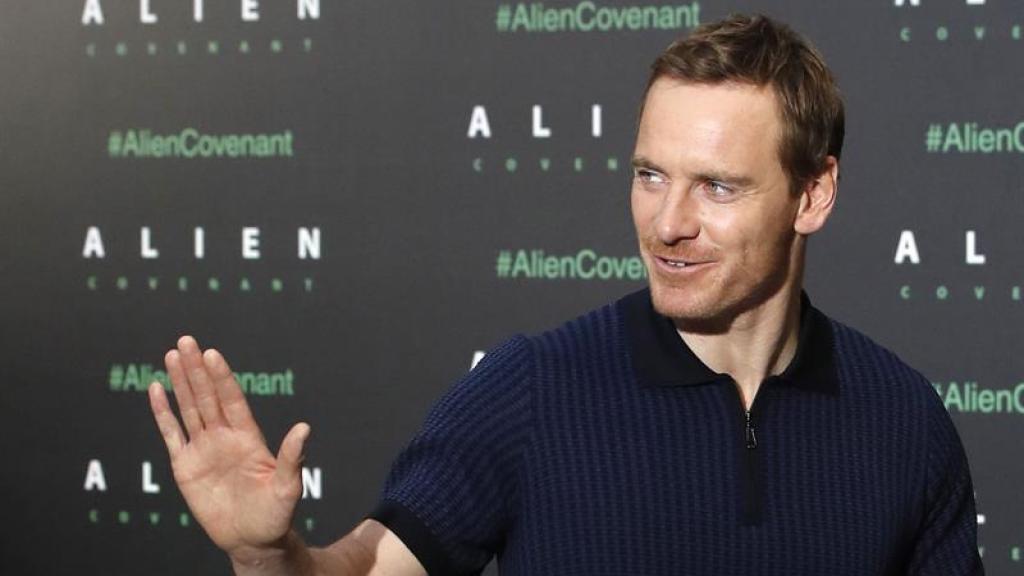 Michael Fassbender en la presentación de Alien: Covenant en Madrid.