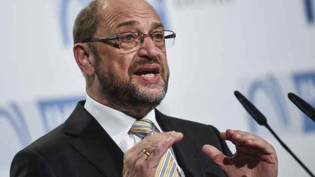 Martin Schulz, durante un discurso este lunes en Berlín