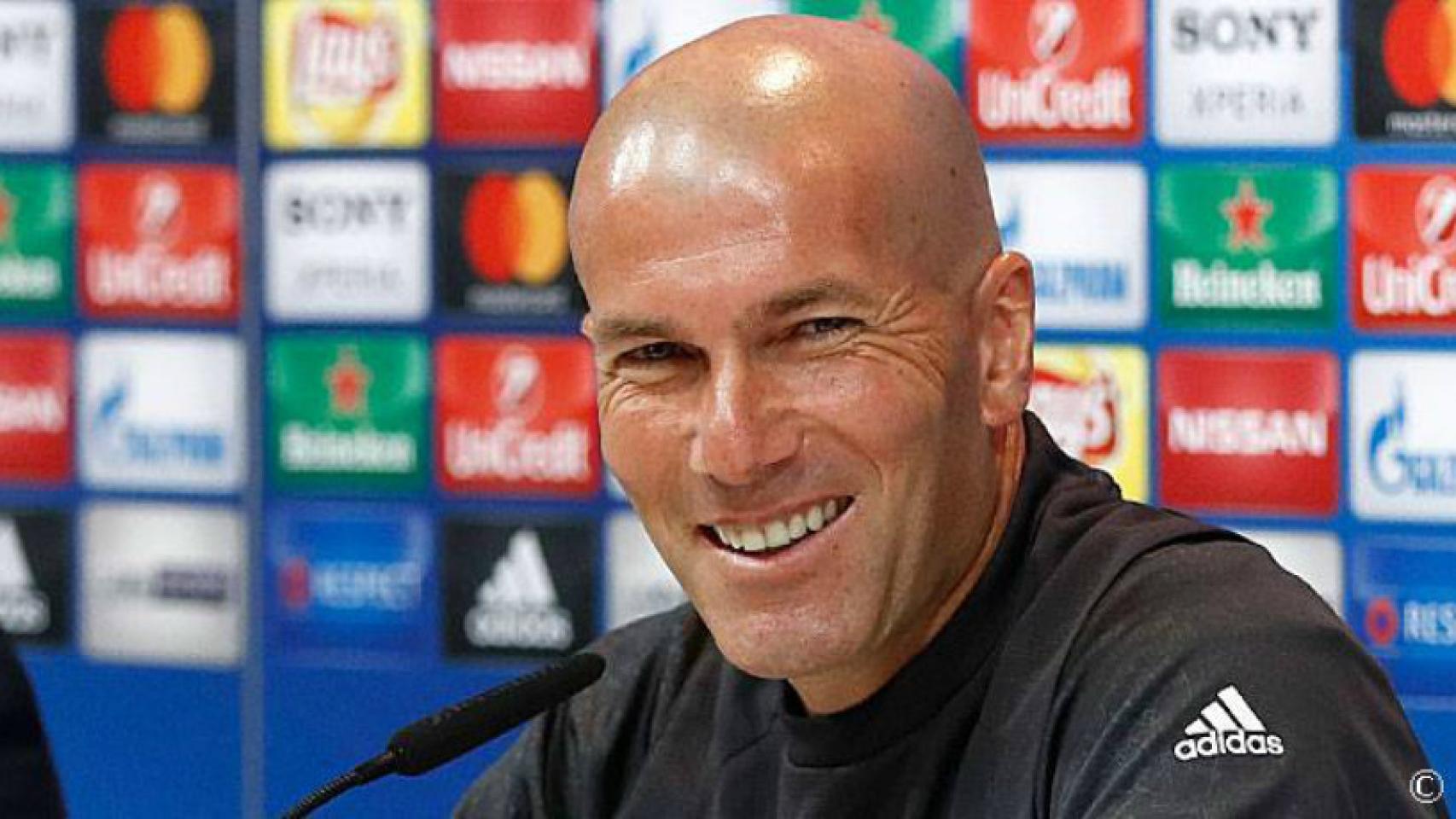 Zidane, en rueda de prensa