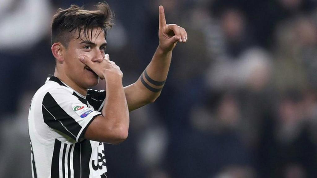 Dybala celebra un gol con la Juventus. Foto: juventus.com