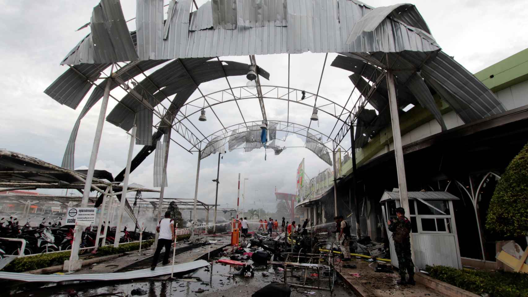 Doble atentado en un centro comercial del sur de Tailandia