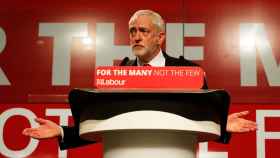 Corbyn, durante la presentación de la campaña laborista en Manchester