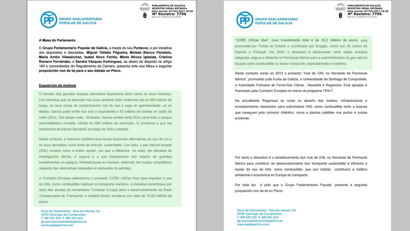 Párrafos del texto que el PP toma del artículo de EL ESPAÑOL.