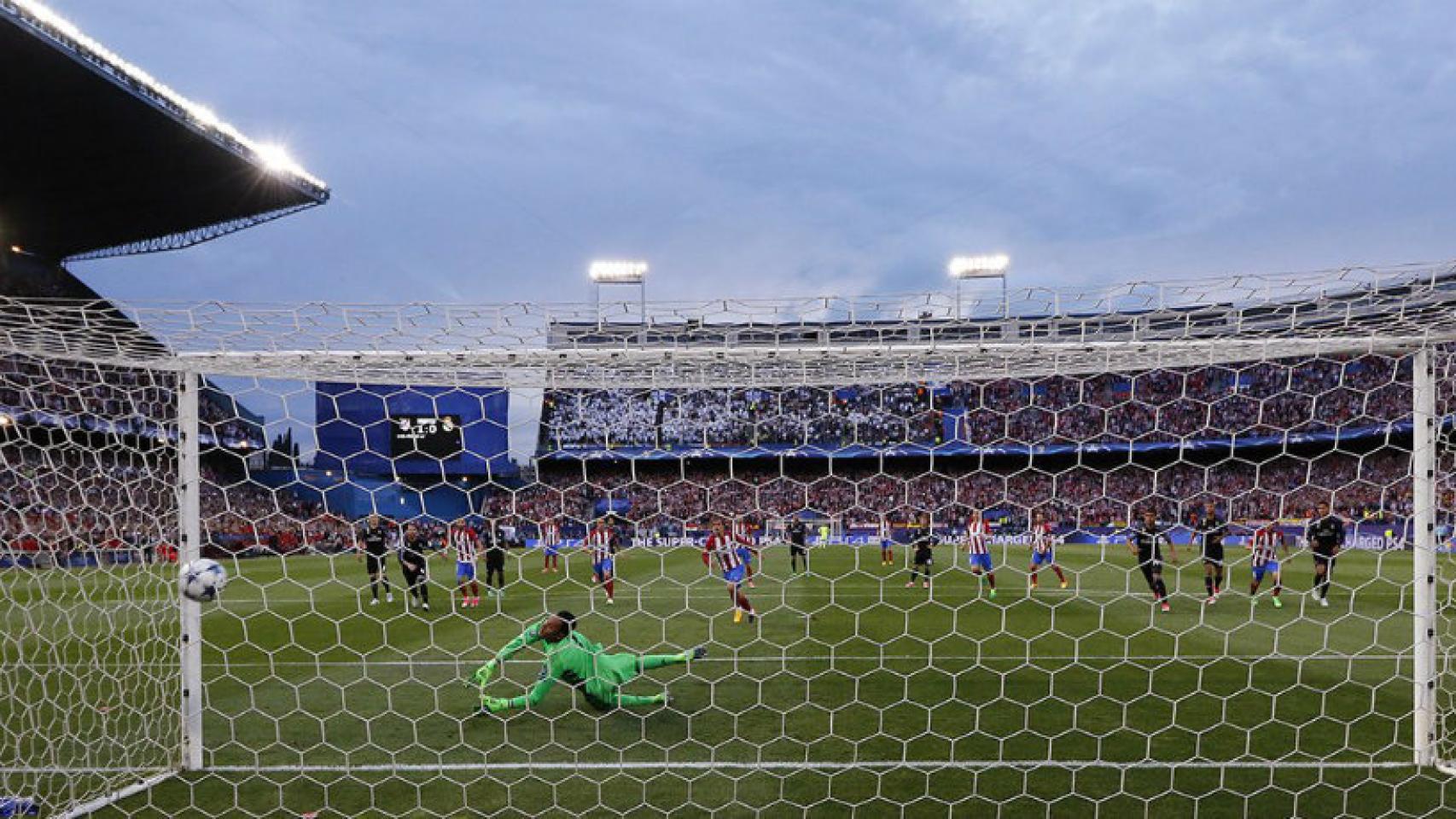 Gol de Griezmann de penalti. Foto. Twitter (@Atleti)