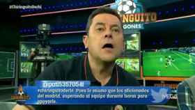 Roncero saca pecho por la afición del Real Madrid en El Chiringuito