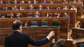 Rajoy, en la sesión de control este miércoles.