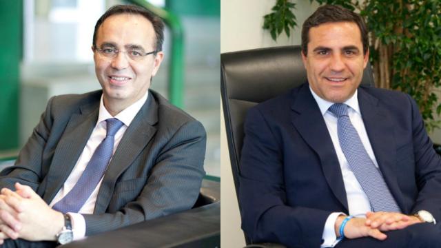 Andrés Romero, Director General de Santalucía e Ignacio Izquierdo, Consejero Delegado de AVIVA en España.