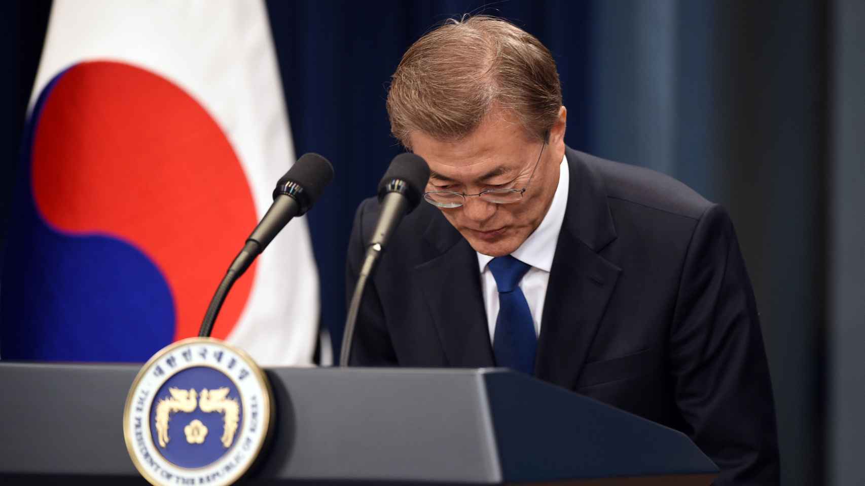 Moon Jae-in, ganador de las elecciones en Corea del Sur.