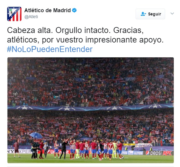 El Atlético continúa con su campaña en las redes sociales