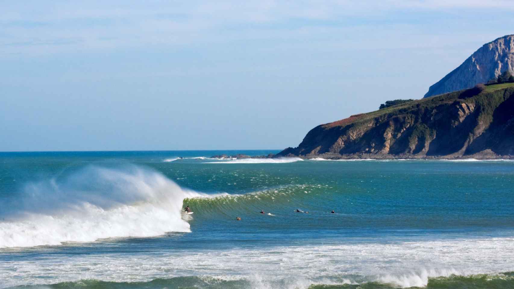La ola de Mundaka es famosa en el mundo del surf.