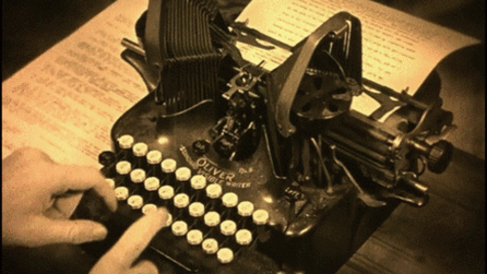 Este simulador de máquina de escribir nos recuerda cómo se redactaba antes