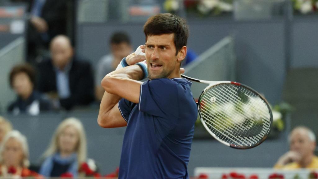 Djokovic, celebrando su victoria ante Feliciano López.