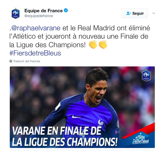 Francia se olvida de Benzema tras llegar a la final de Champions