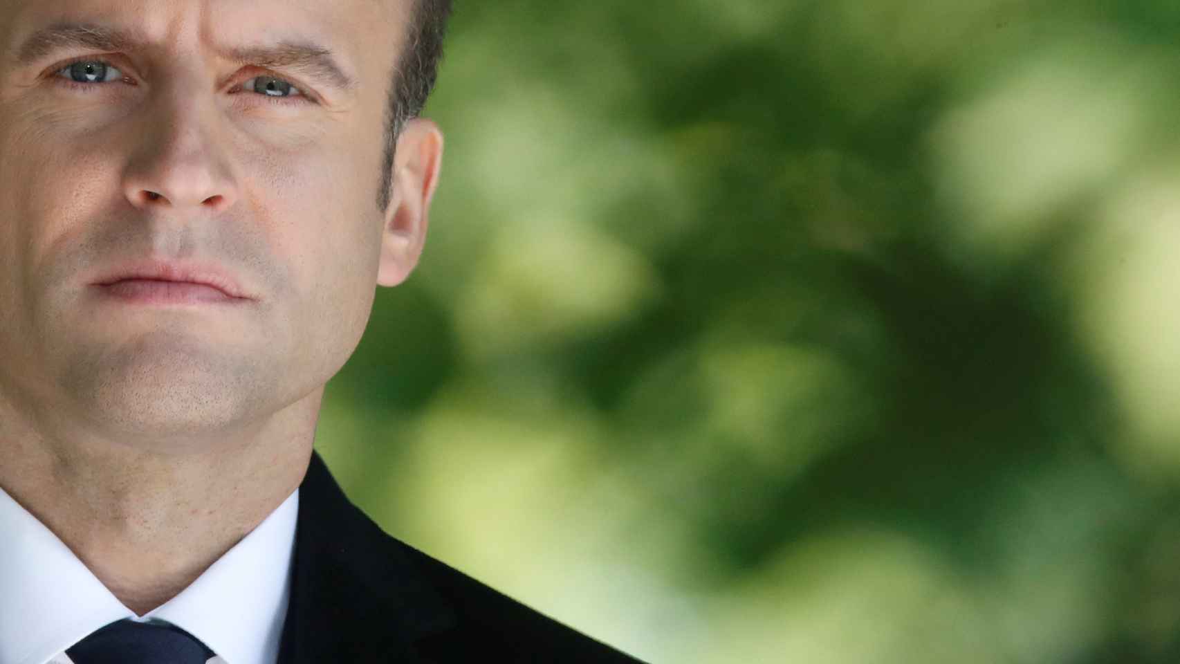 Macron en una imagen de esta semana en París