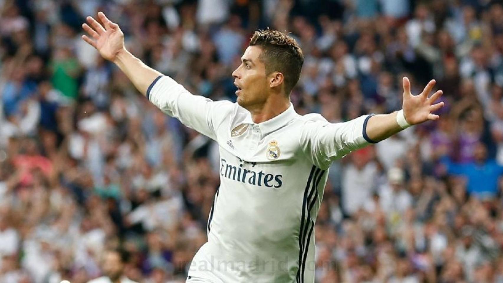 Cristiano celebra su gol