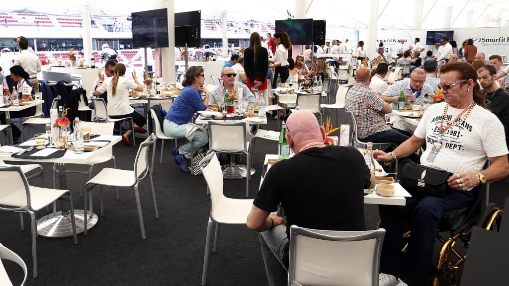 El paddock desde dentro.