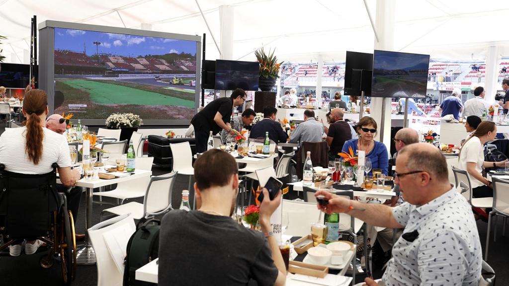 El paddock desde dentro.