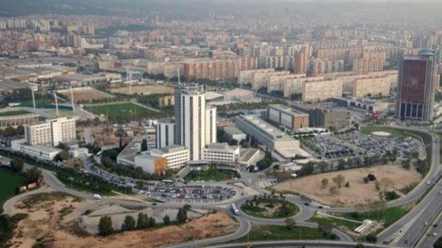 Vista aérea del Hospital de Bellvitge