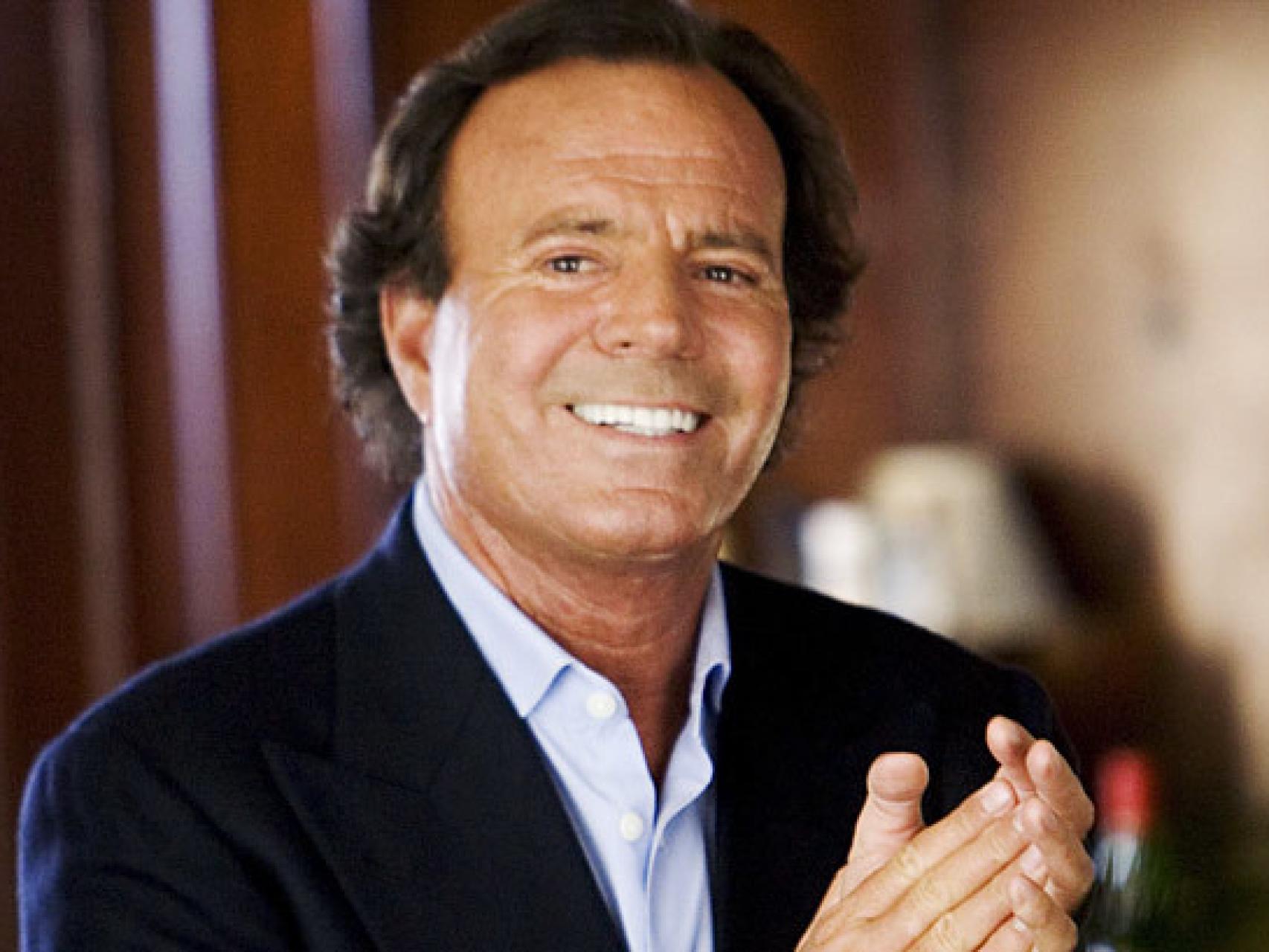 El cantante Julio Iglesias.
