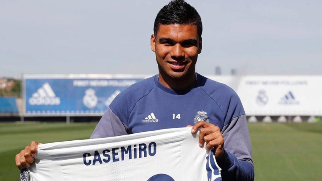 Casemiro celebra sus 100 partidos con el Madrid