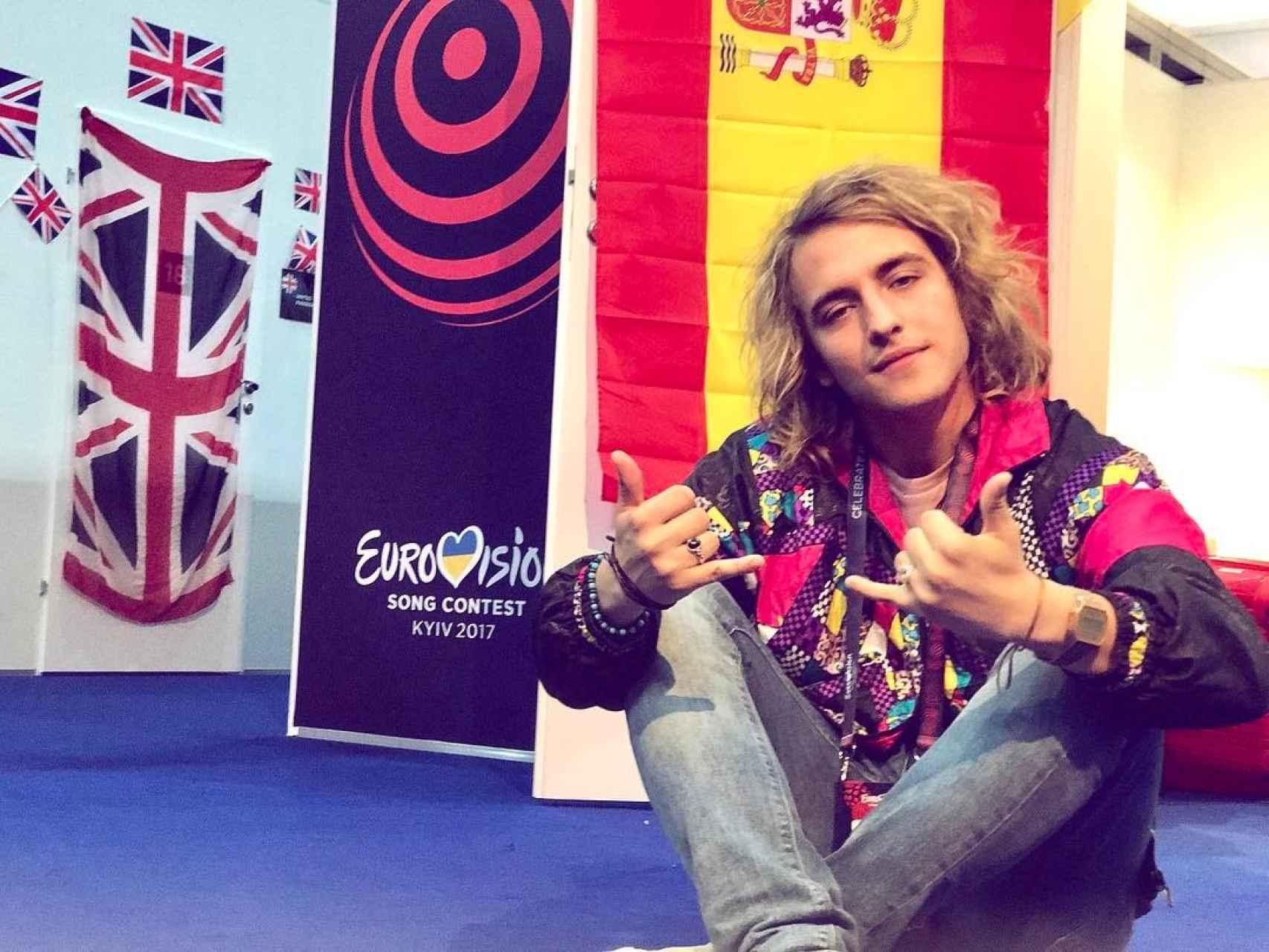 Manel Navarro en Eurovisión.