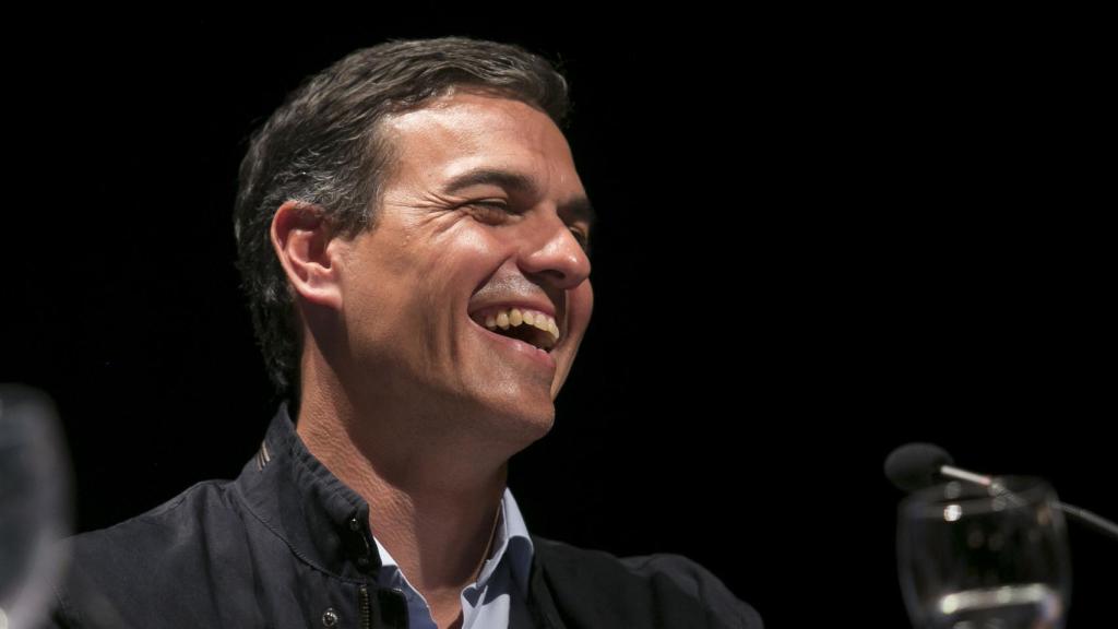 Pedro Sánchez en un acto en Madrid.