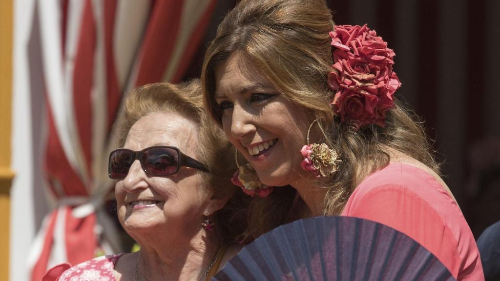 Susana Díaz en la última Feria de abril.