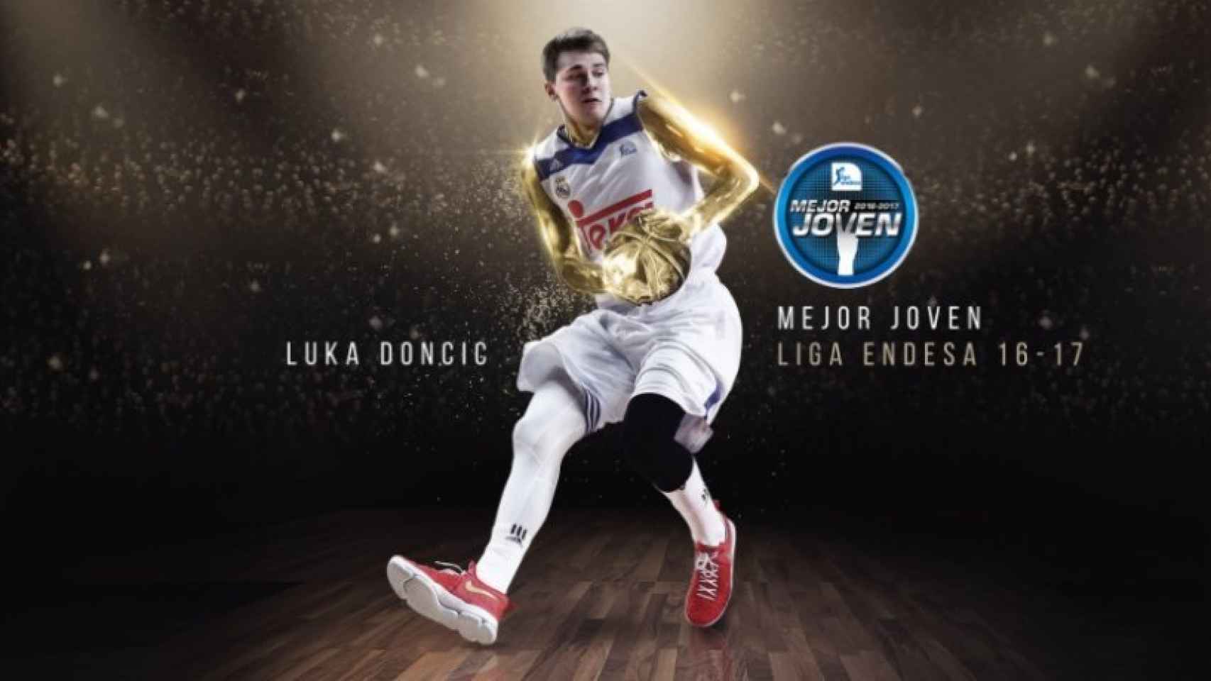 Luka Doncic, mejor jugador joven de ACB. Fuente: @acbcom
