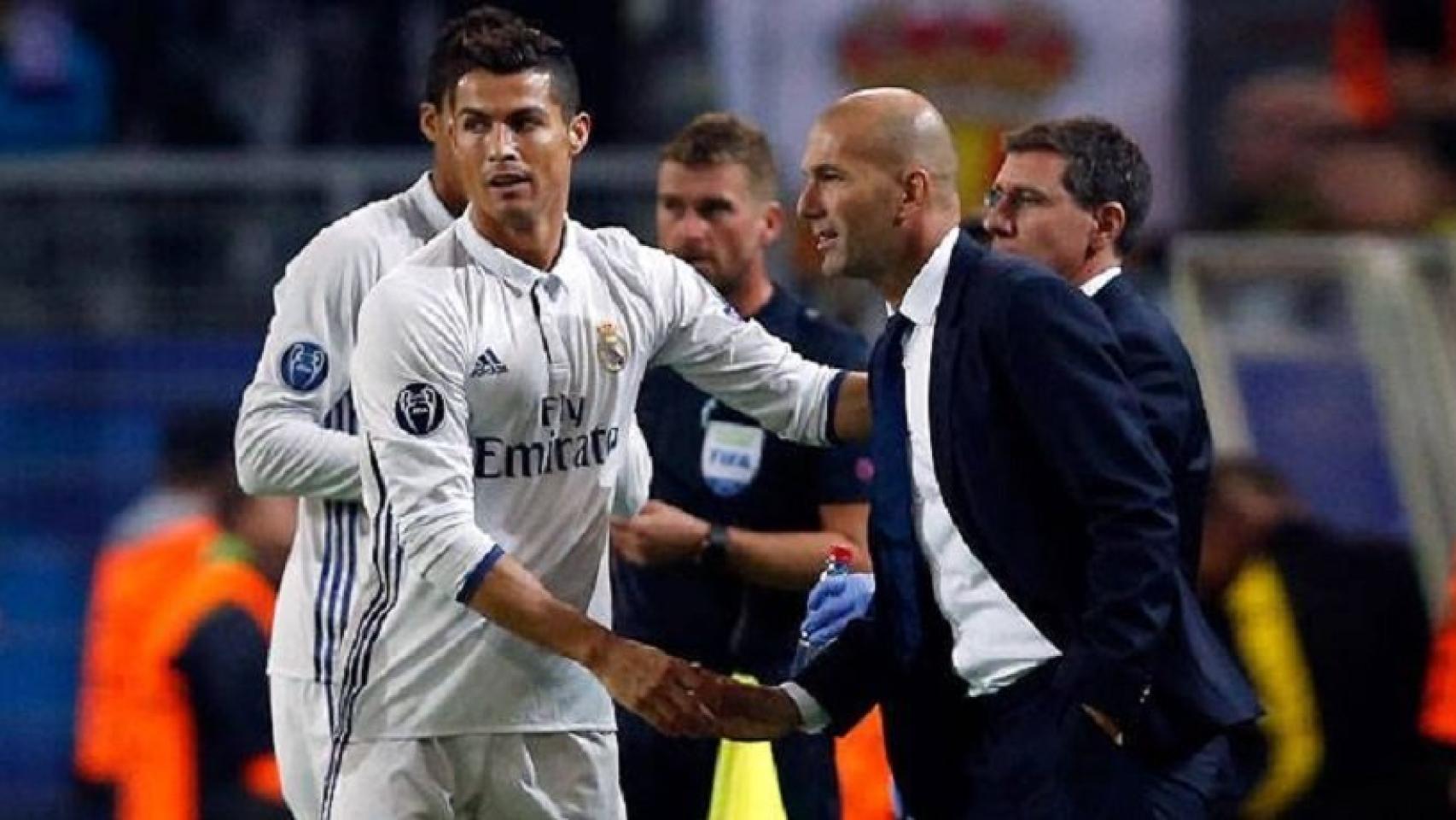 Zidane y Cristiano