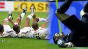 Cristiano Ronaldo imita la famosa cucaracha tras un gol en Vigo