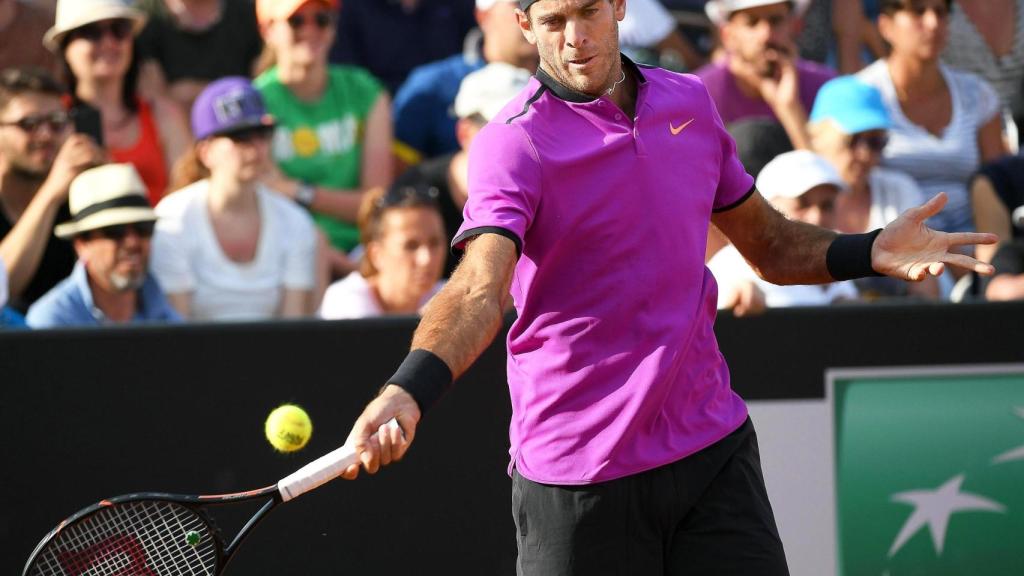 Del Potro, durante un encuentro en Roma.