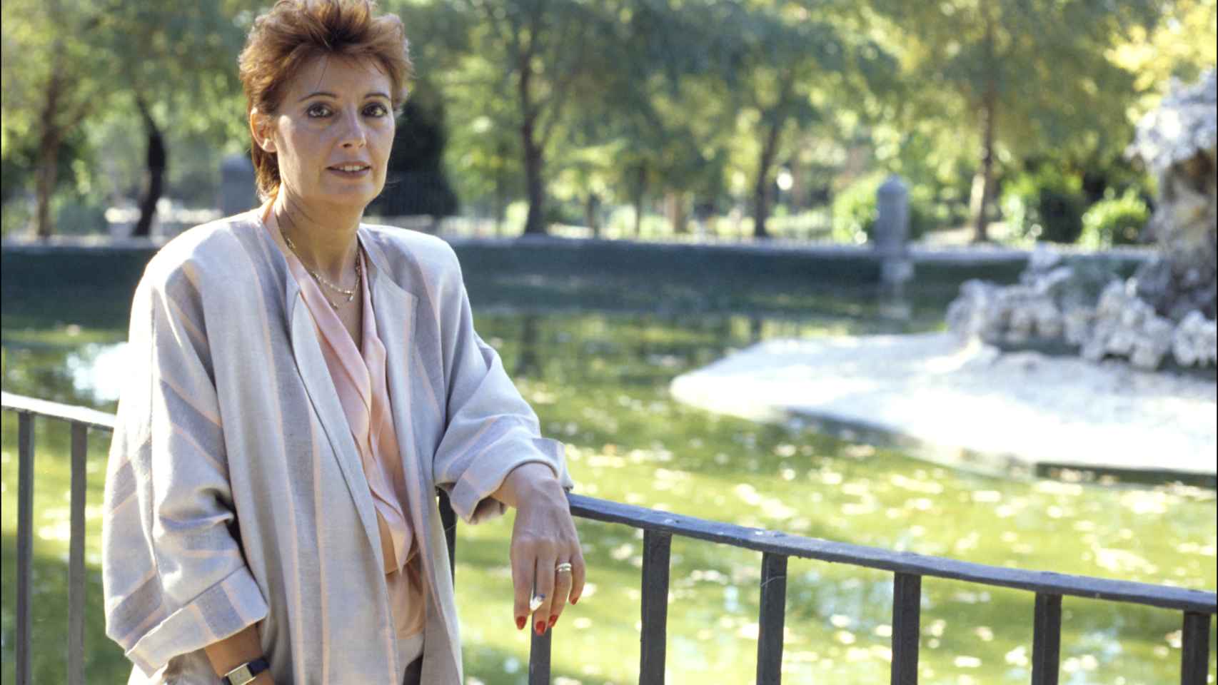 María Teresa Campos, 1980.