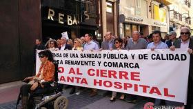 Zamora benavente manifestacion hospital sanidad 2
