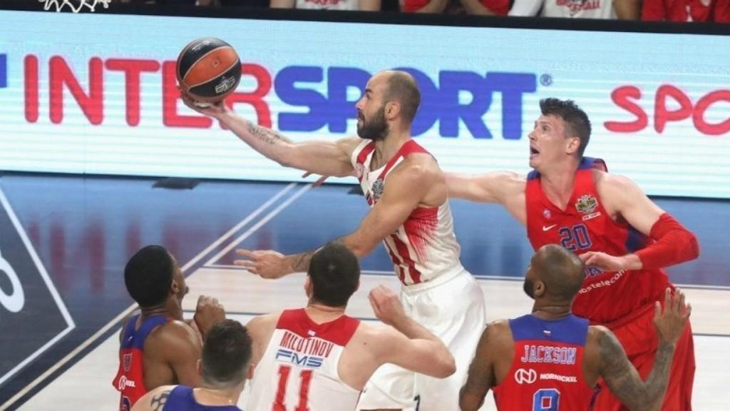 Spanoulis decidió el encuentro ante CSKA. Foto: euroleague.net