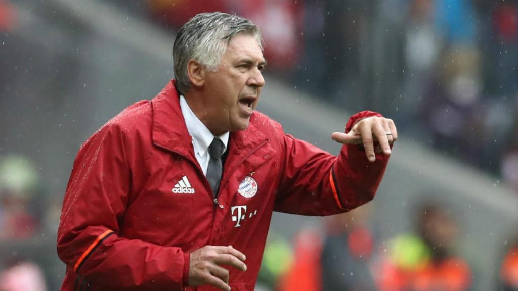 Ancelotti, en el Bayern. Foto: fcbayern.com