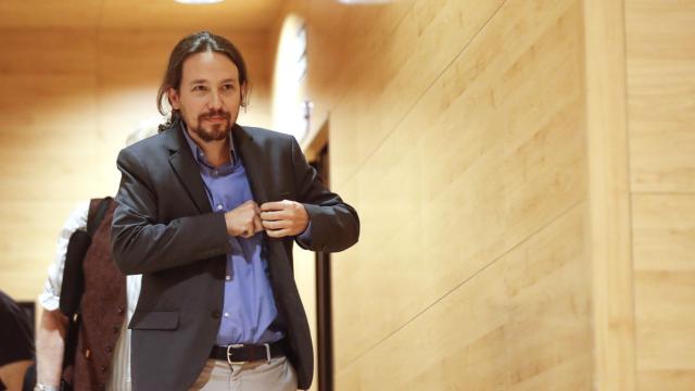 Pablo Iglesias en la Universidad Complutense este viernes.