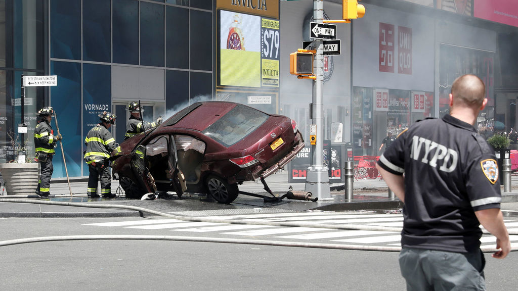 Así fue el atropello múltiple en Times Square