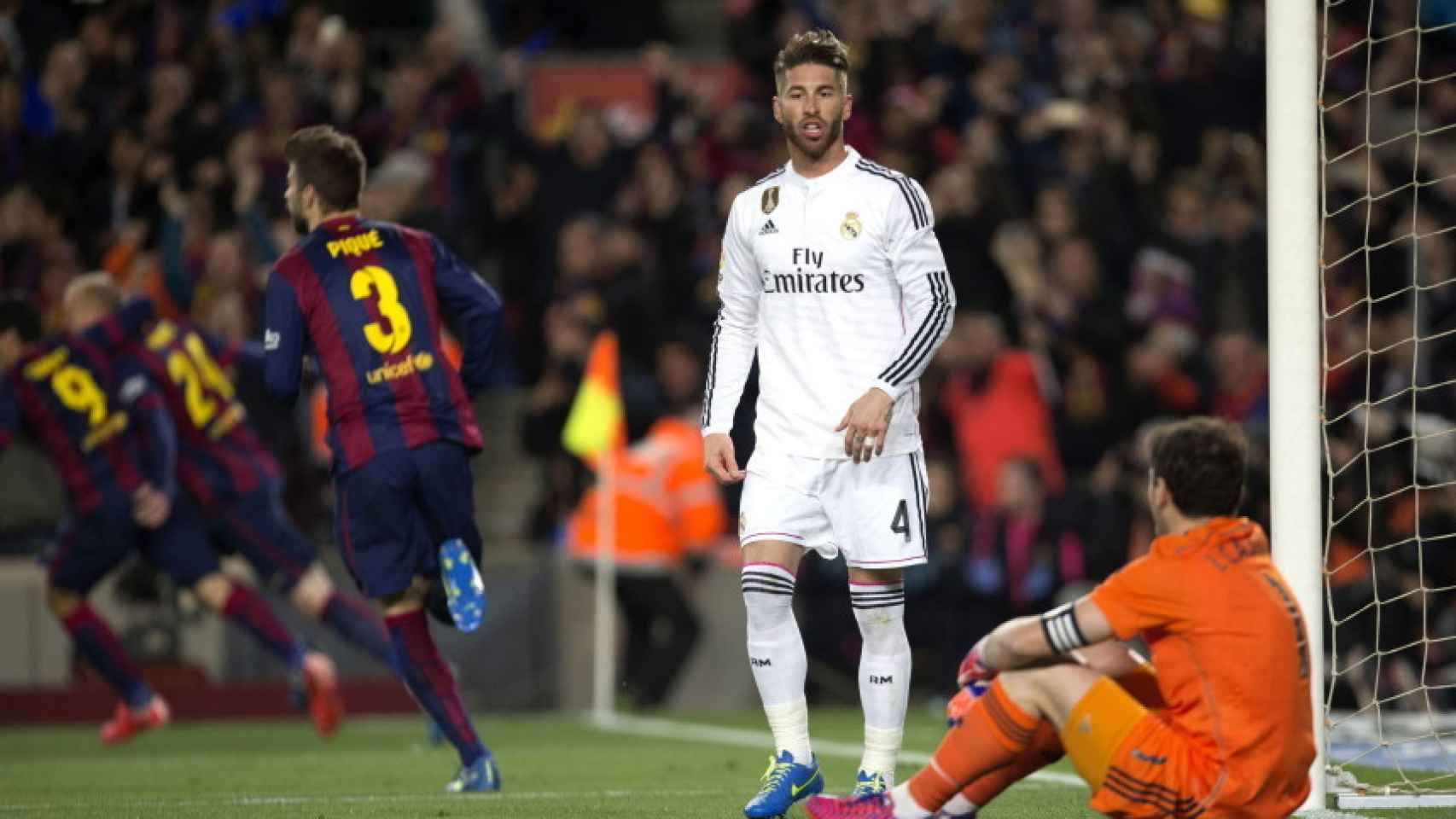 El Real Madrid perdió en el Camp Nou en 2015 y se alejó de La Liga.