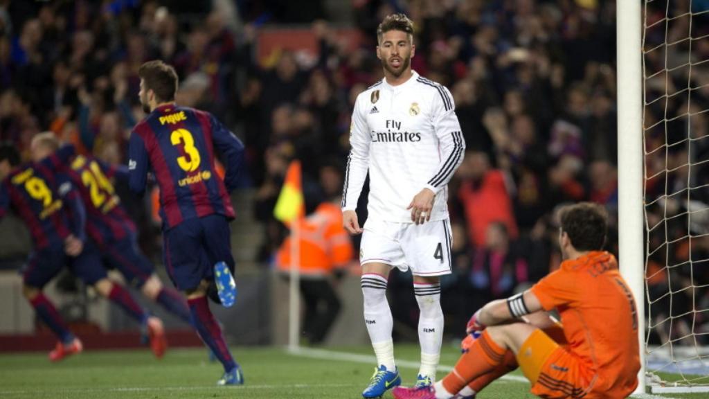 El Real Madrid perdió en el Camp Nou en 2015 y se alejó de La Liga.