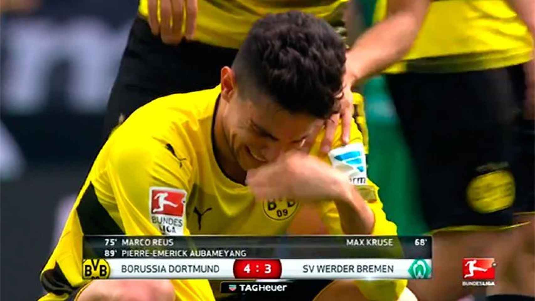 Bartra tras acabar el último partido con el Dortmund.