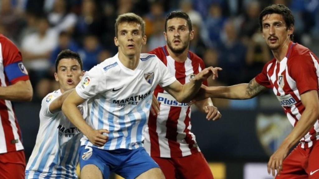 DiegoLlorente con el Málaga. Foto malagacf.com