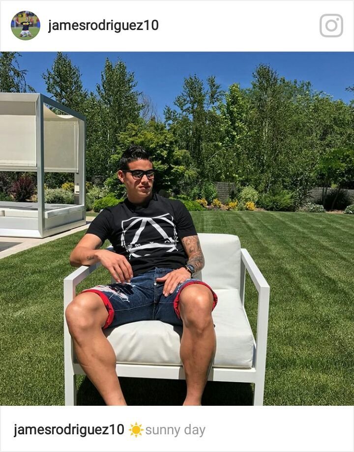 El trolleo de Danilo y Benzema a James en Instagram