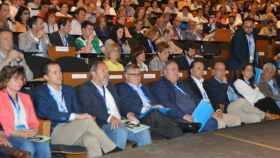 Tirado y otros dirigentes del PP en el congreso de Toledo.