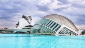 Vista de la Ciudad de las Artes y las Ciencias de Valencia.