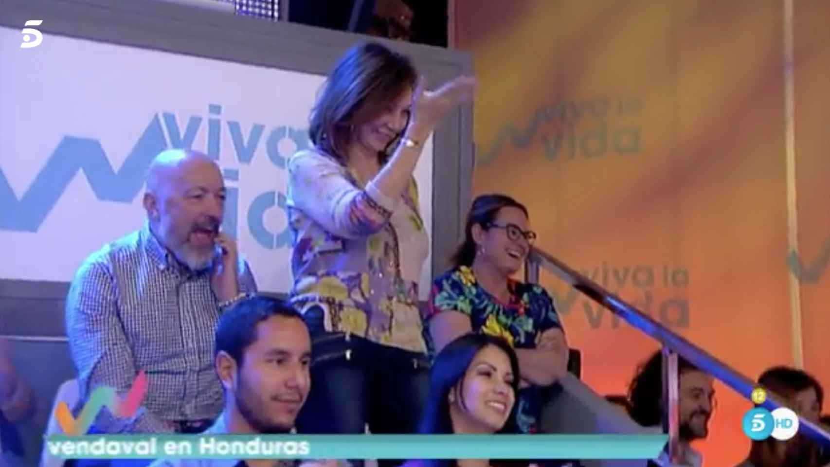Ana Rosa, entre el público del nuevo programa de Toñi Moreno