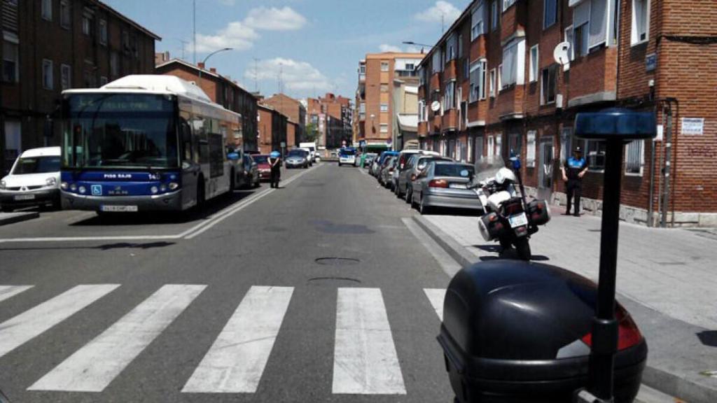 corte-tunel-villabanez-pajarillos-camion-policia-valladolid