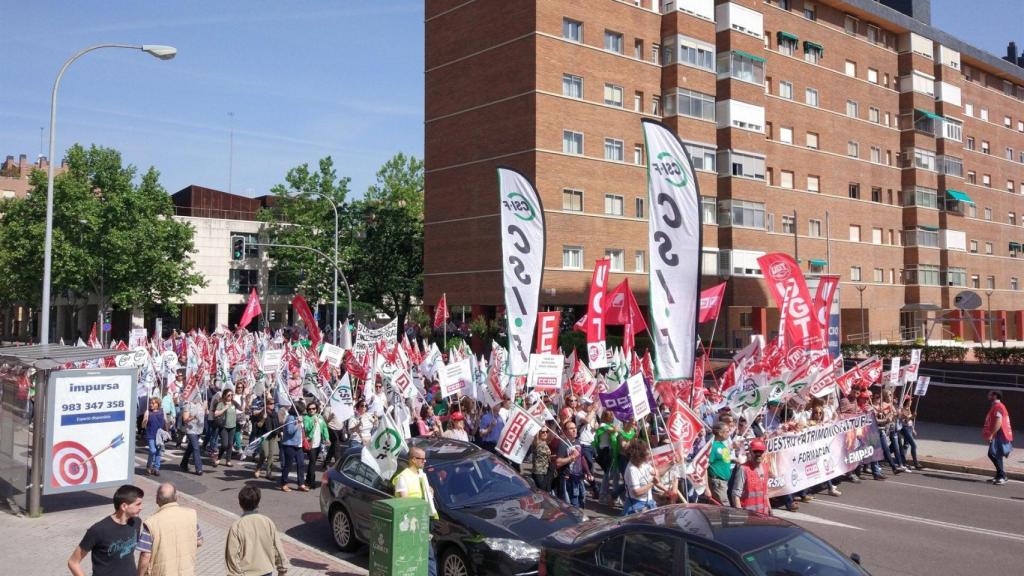 manifestacion incendios valladolid